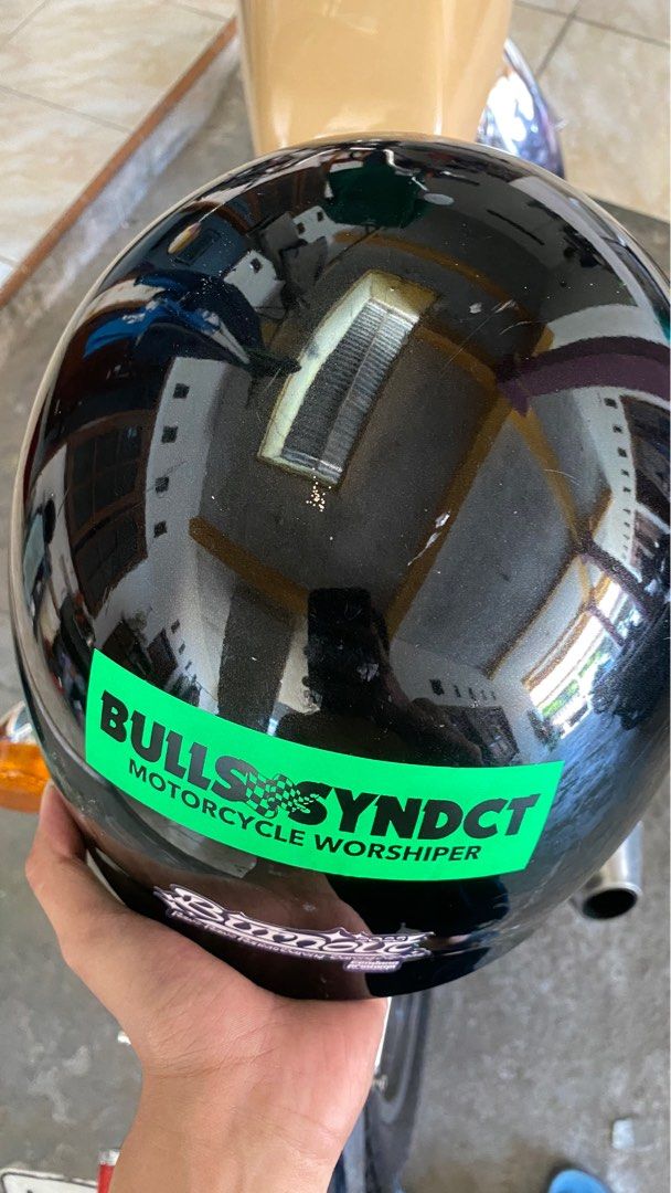 Jp helmet signature helm cakil, Motor di Carousell