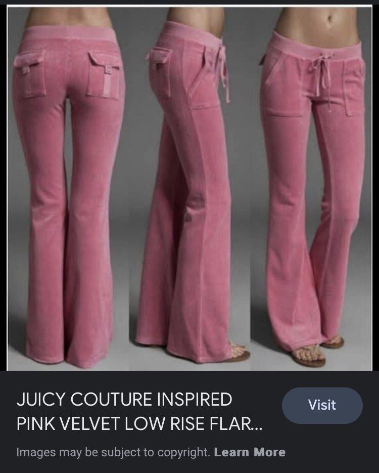 JUICY INSPO. LOW RISE PANTS, Women's Fashion, Bottoms, Other Bottoms on  Carousell
