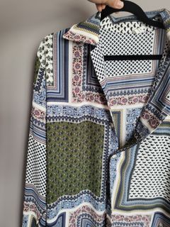 Kemeja blouse motif premium pattern abstrak