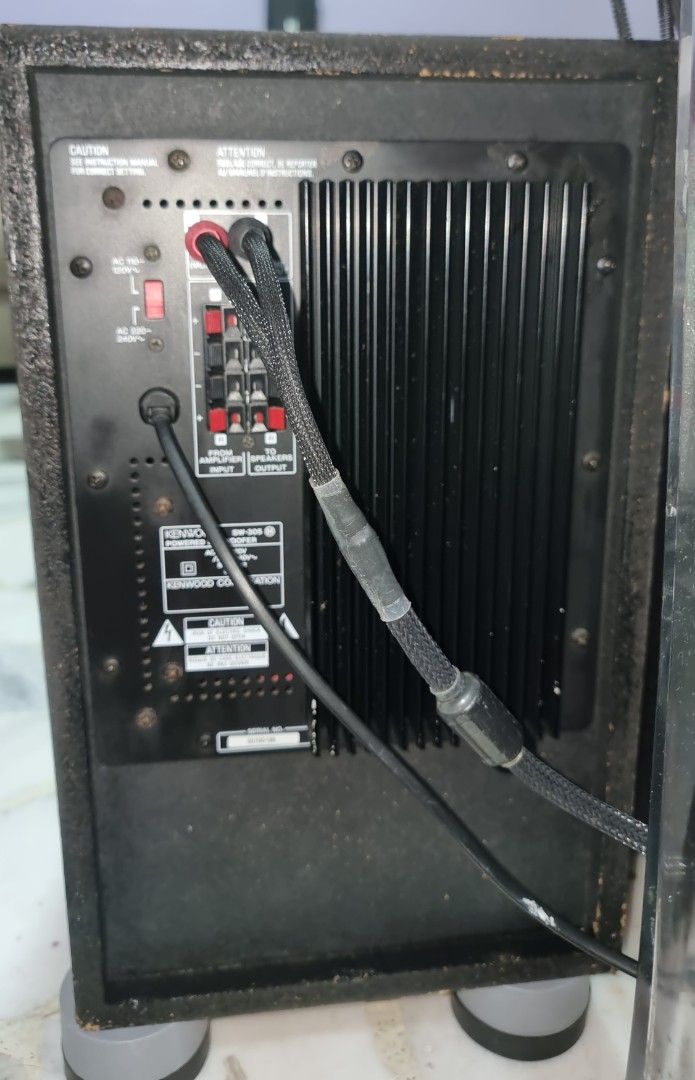 Kenwood Powered Subwoofer SW305, TV & Home Appliances, TV