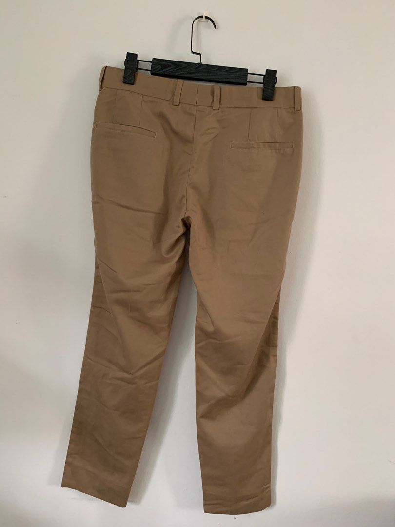 Khaki Custom Trousers (Category: Trousers) located in Pasay City. Submitted by allthatdraft (Listing ID 1257089530, Image 2). Description: I had it made by my seamstress. RFS: does not fit me anymore. Measurements Waist 82 cm Length 97 cm Condition 9/10 Payment methods Gcash, BPI, or BDO Shipping methods If within Metro Manila, Grab Express or Angkas padala. If provincial, J&T. Please note that shipping feed shall be shouldered by the buyer. Note