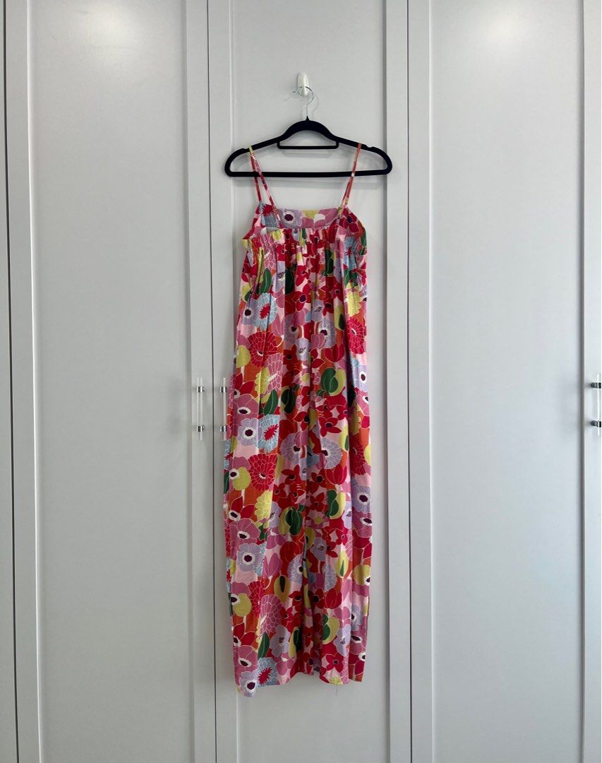 Red floral print kimono maxi dress best sale