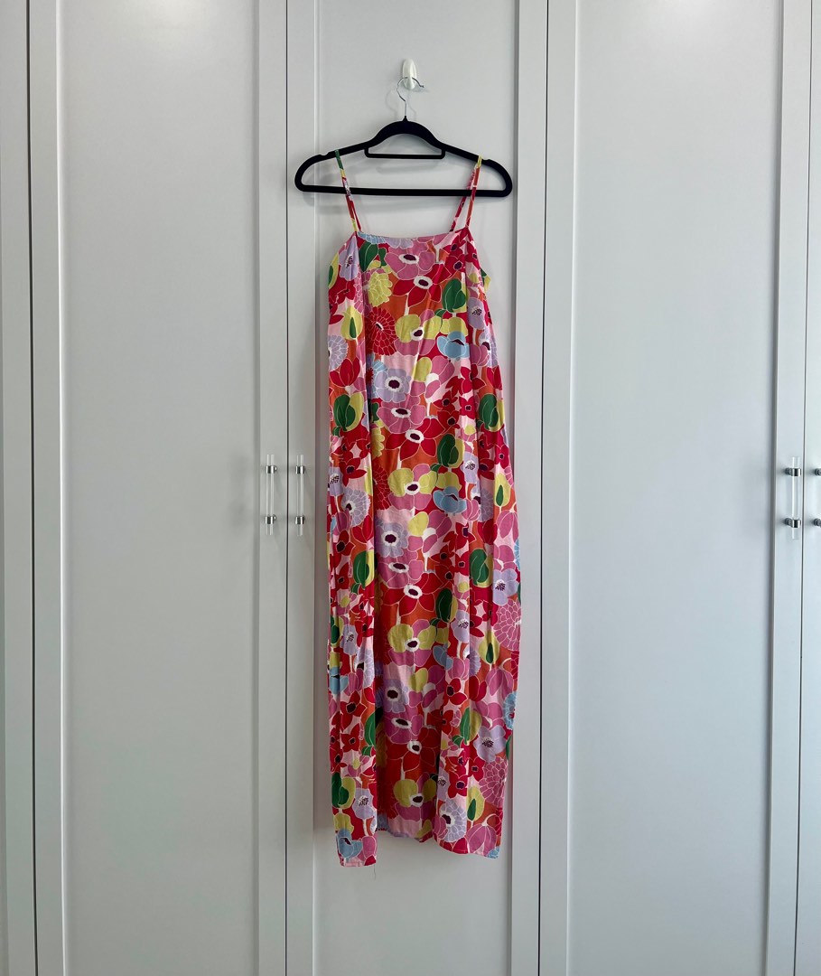 Red floral print kimono cheap maxi dress