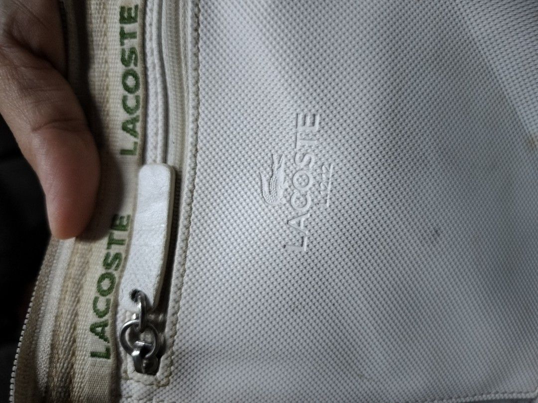 Lacoste bag original vs fake store