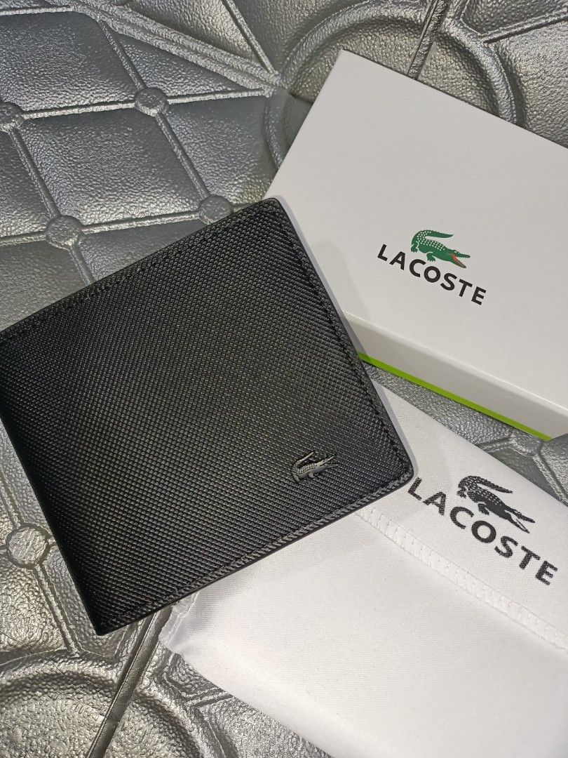 Lacoste wallet brandnew, Men's Fashion, Watches & Accessories, Wallets ...