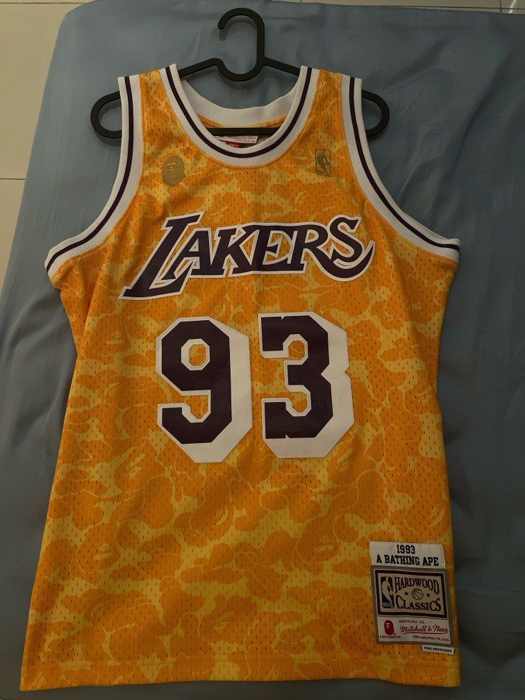 Mitchell & Ness, Tops, Bape Lakers Lebron Jersey