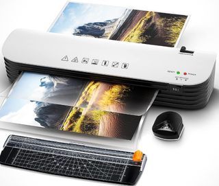 Laminator, A4 Laminator Machine, 4 in 1 Thermal Laminator for Home Office School Use, 9 inches Max Width, Quick Warm-Up