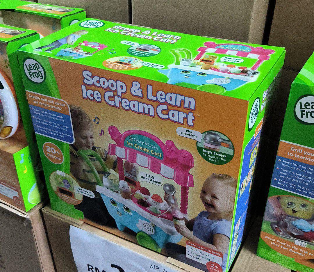 Leapfrog Scoop and Learn Ice cream cart, Babies & Kids, Infant Playtime