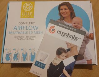 Lillebaby Complete 6 Position Baby Carrier with Free Ergobaby Teething Pad