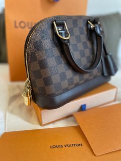 Louis Vuitton Alma BB Rose Velours - Used Authentic Bag - 9brandname