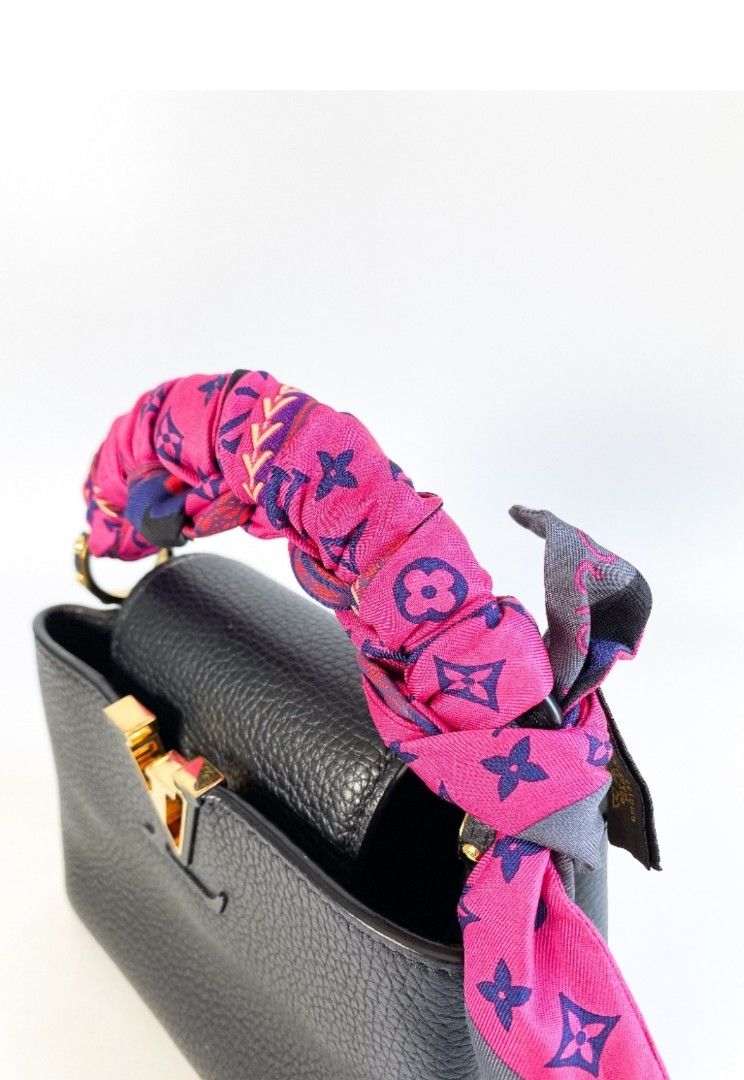 Louis Vuitton Capucines BB Black/Pink - THE PURSE AFFAIR
