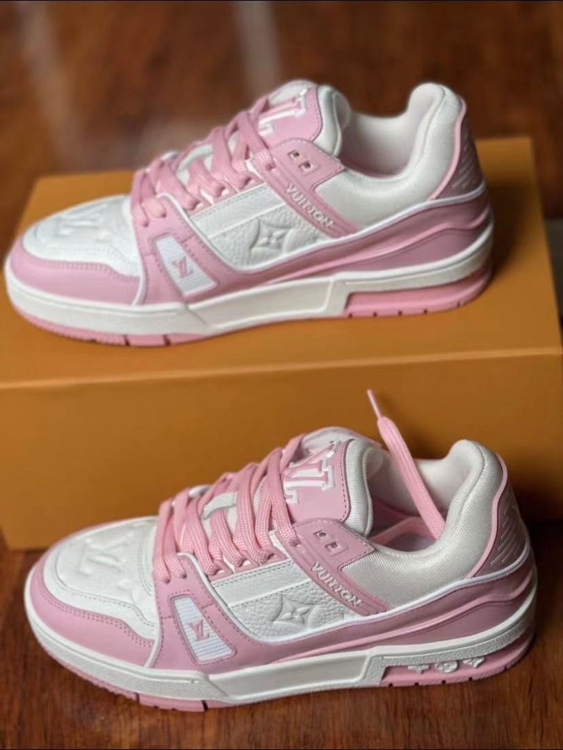 LOUIS VUITTON Trainer pink, Women's Fashion, Footwear, Sneakers on Carousell