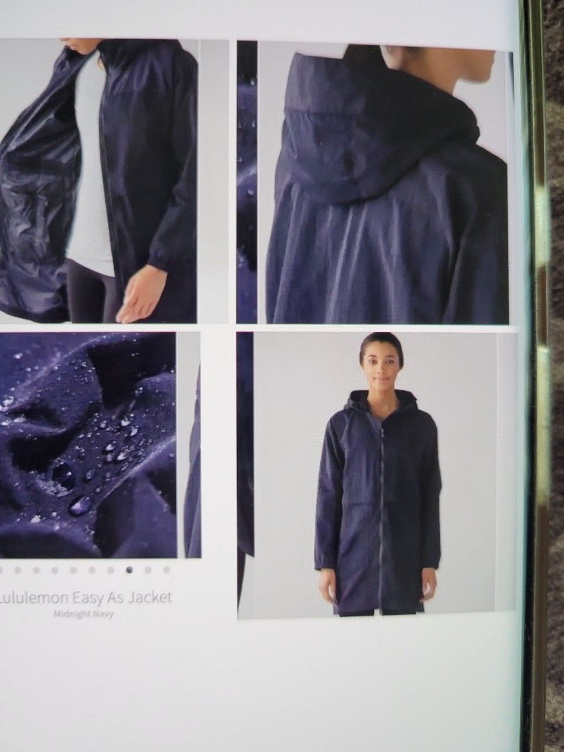 Lululemon easy as jacket size .6 Men s Fashion Activewear on