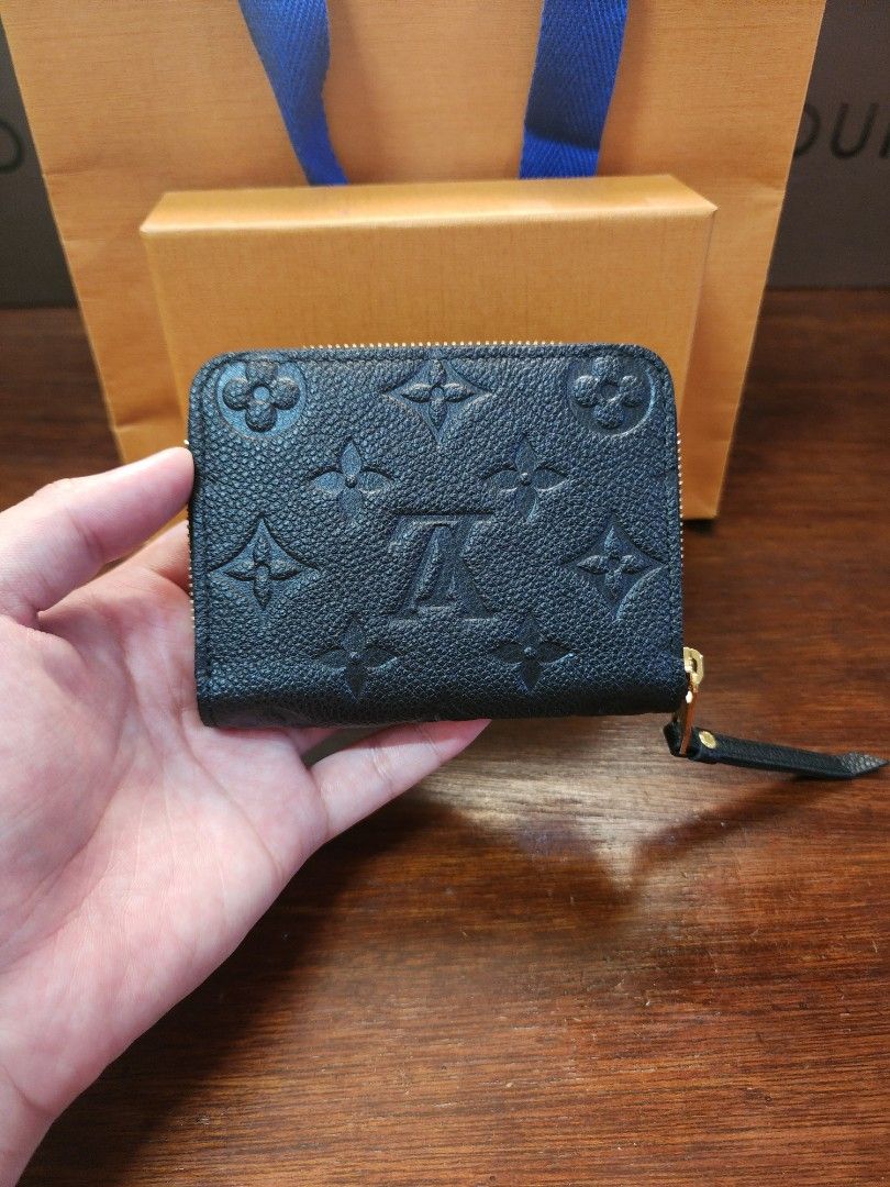 LV Black Empriente Zippy Coin Purse M60574, Luxury, Bags & Wallets on  Carousell
