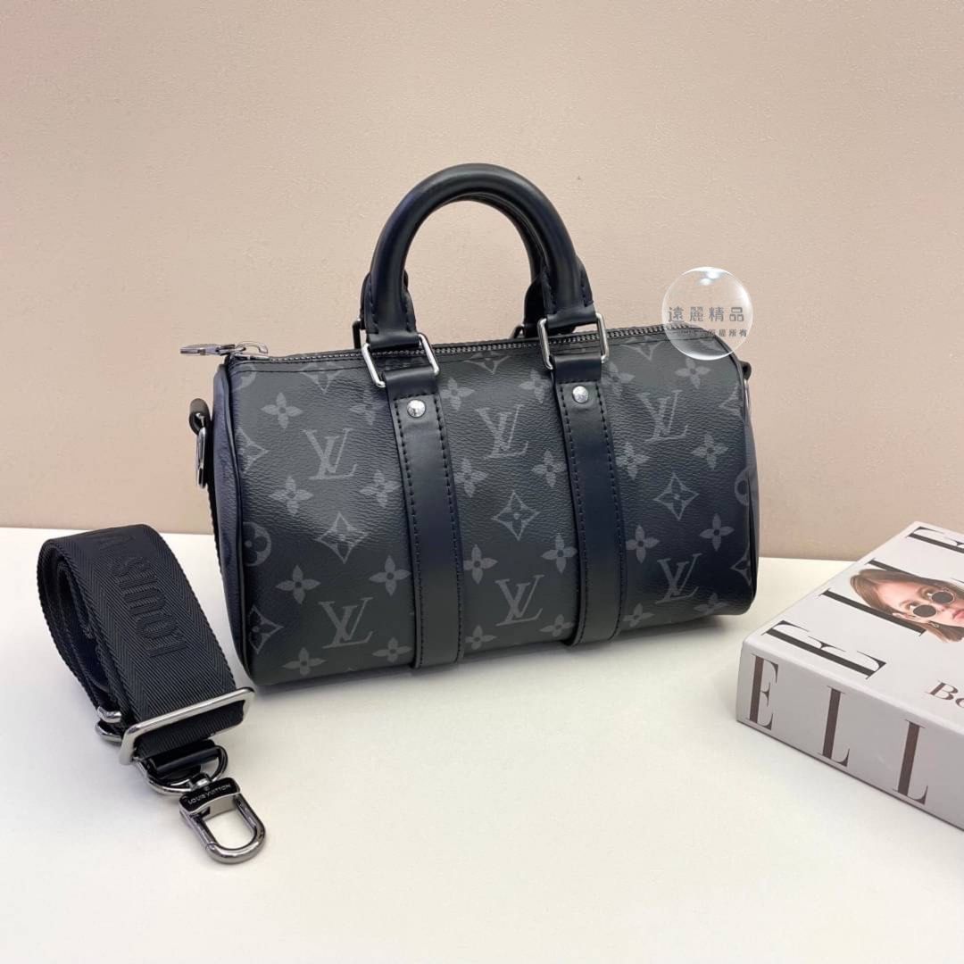 Louis Vuitton Keepall Bandouliere 25 Popular Shoulder Black M46271