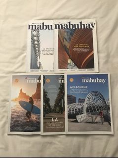 MABUHAY magazines bundle 3, 5 pcs