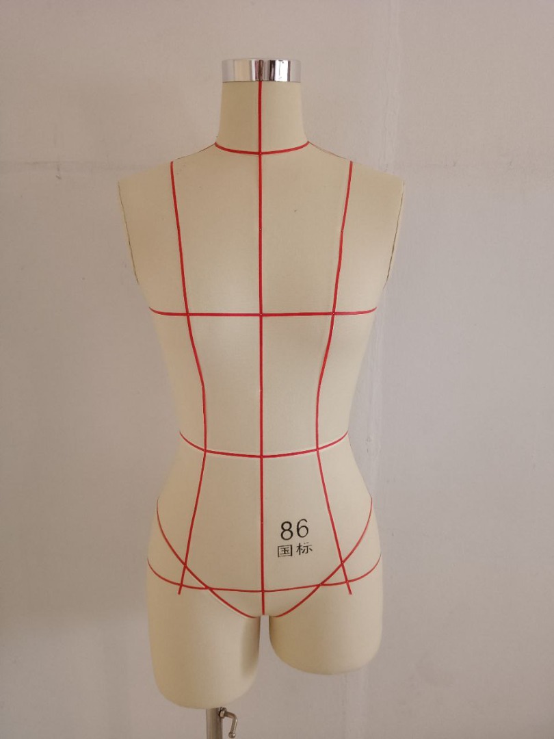 Mannequin Half Body With Measurement & Mini Mannequin / Patung Display
