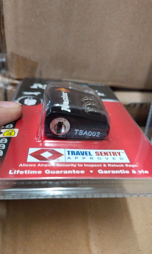 Master tsa approved padlock luggage lock 4680D-blk (Category: Locks, Doors & Gates) located in Manila. Submitted by bernaatit (Listing ID 1257134943, Image 2). Description: Master tsa approved padlock luggage lock MASTER COMBINATION PADLOCK TSA APPROVED PADLOCKS luggage lock #4680D-NKL black Nickel color 32mm body Shackle diameter 3mm Shackle length. 19mm Shackle clearance. 13mm 3 digits combination type Re combinationable ⭐Also offer other produ