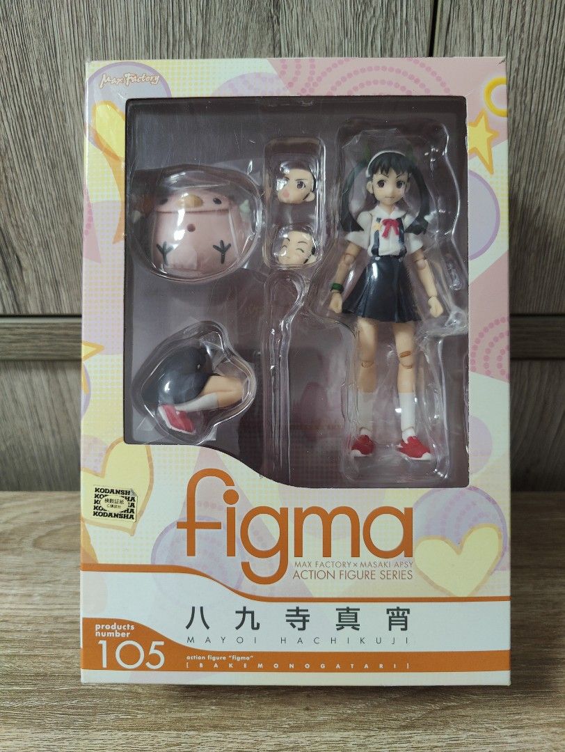 Max Factory Goodsmile Figma 105 化物語八九寺真宵, 玩具收藏品, 手辦