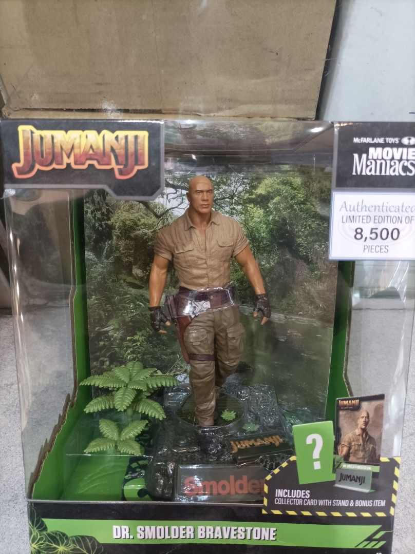 MCFARLANE JUMANJI 逃出魔幻紀SMOLDER BRAVESTONE 巨石森林PVC1款限定