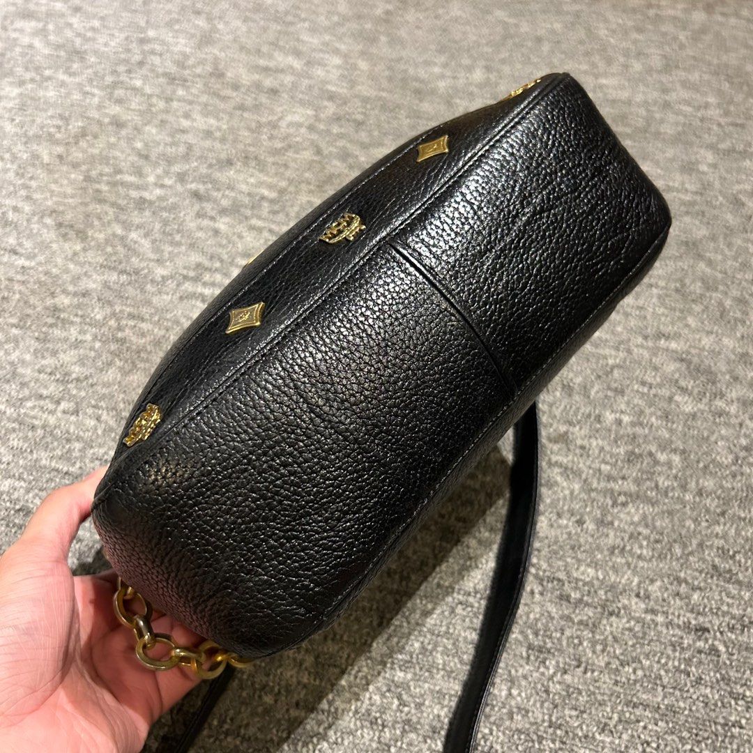 MCM Germany Visetos Classic Camera Bag, Luxury, Bags & Wallets on Carousell