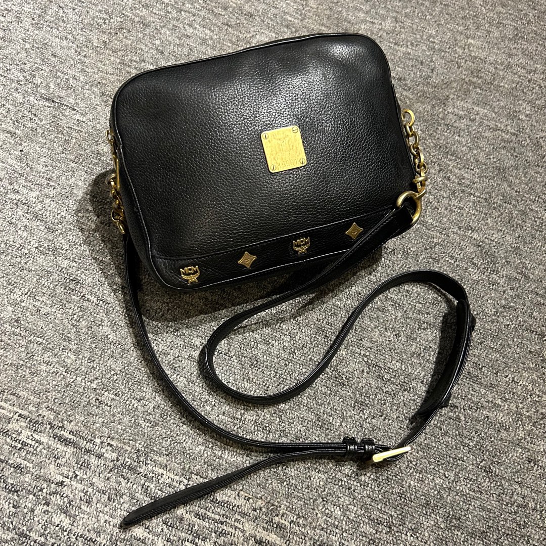 MCM Germany Visetos Classic Camera Bag, Luxury, Bags & Wallets on