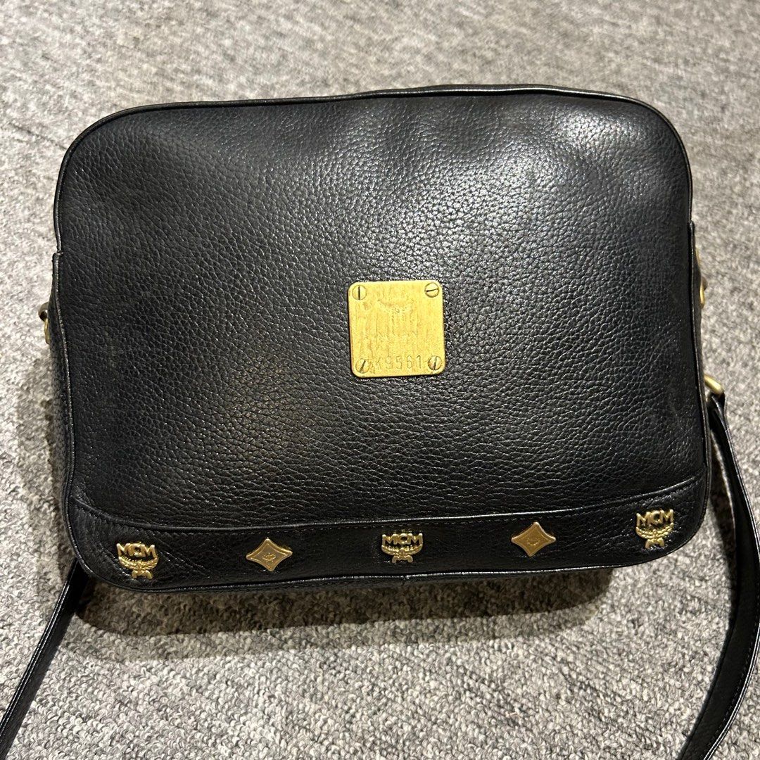 MCM Germany Visetos Classic Camera Bag, Luxury, Bags & Wallets on Carousell