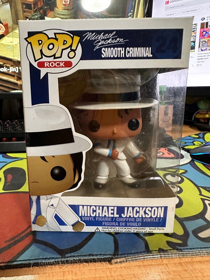 Michael Jackson (Smooth Criminal) Funko Pop, Hobbies & Toys, Toys