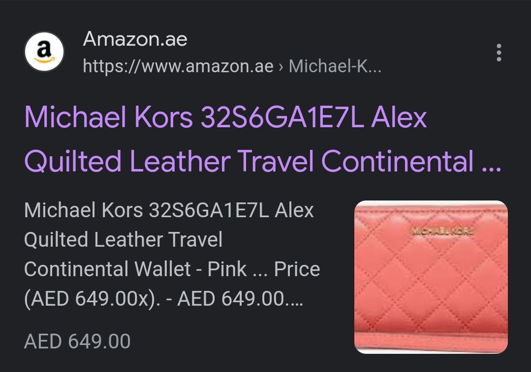 Michael Kors Michael Alex Travel Continental Wallet in Pink