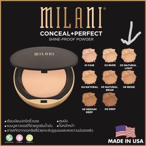 Milani top pressed powder