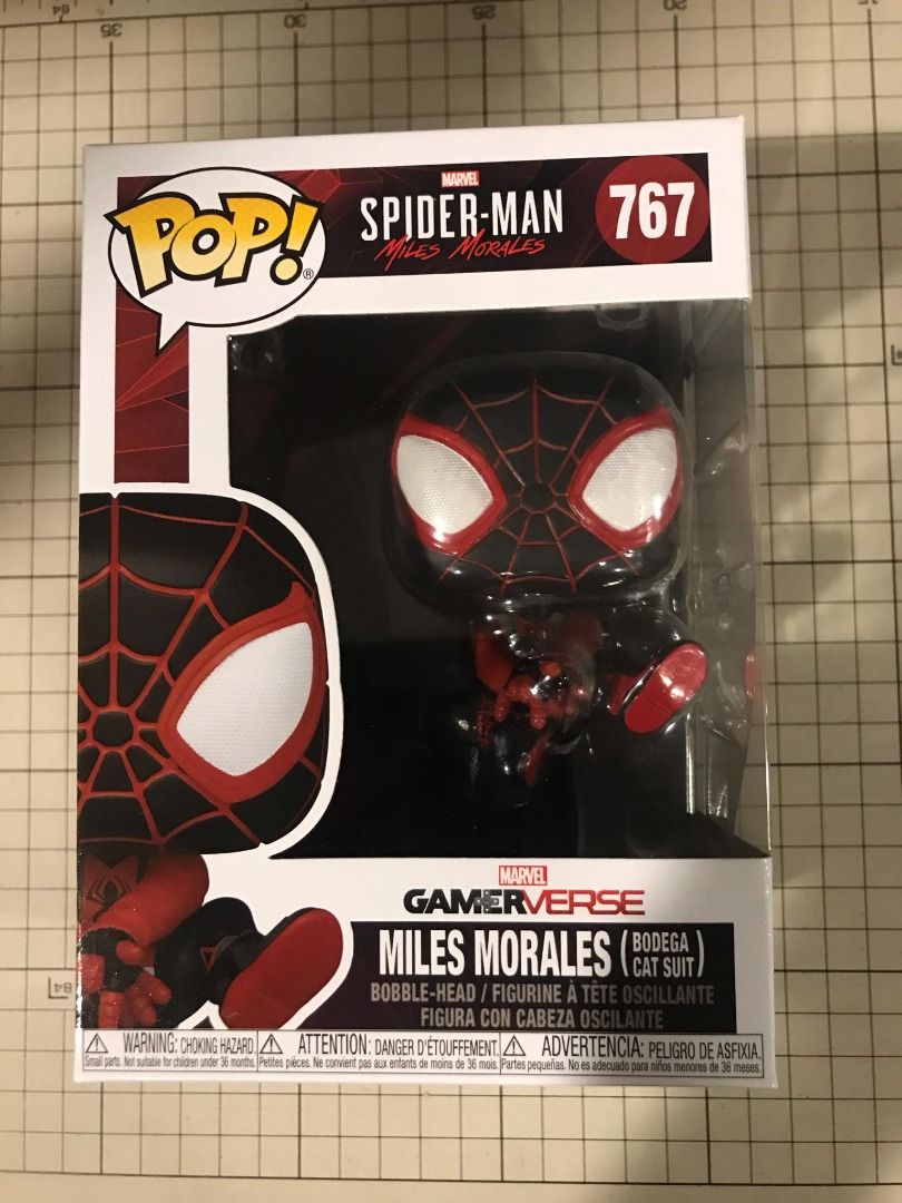 Figurine Pop Miles Morales Spiderman Marvel #767