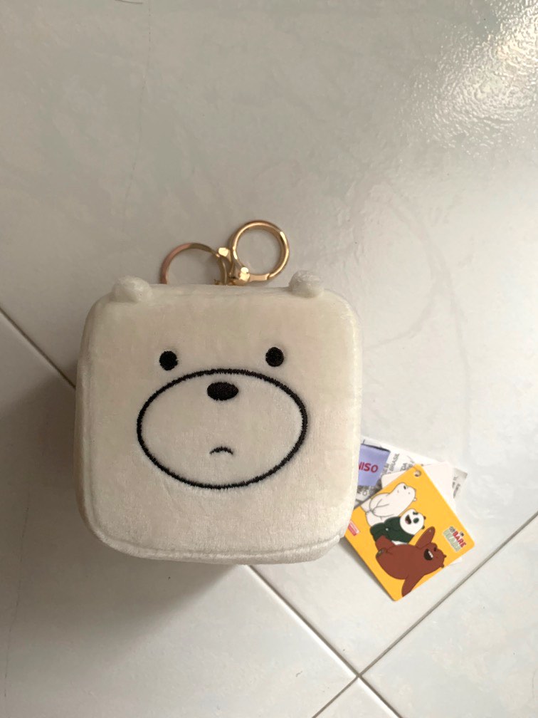 miniso we bare bears ice bear keychain, Everything Else on Carousell