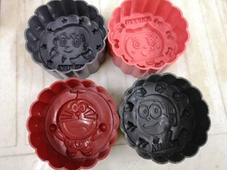 Moon cake mould doremon snow skin agar jelly