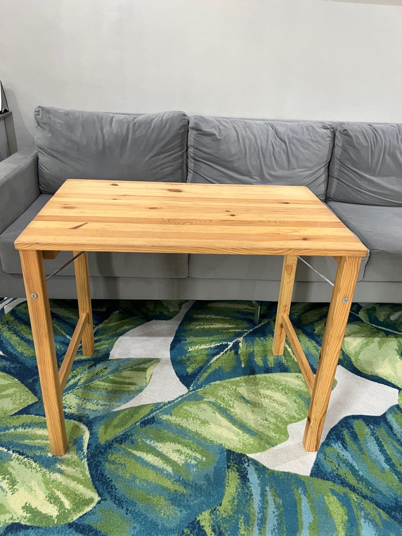 muji folding table pinewood, Furniture & Home Living, Furniture, Tables