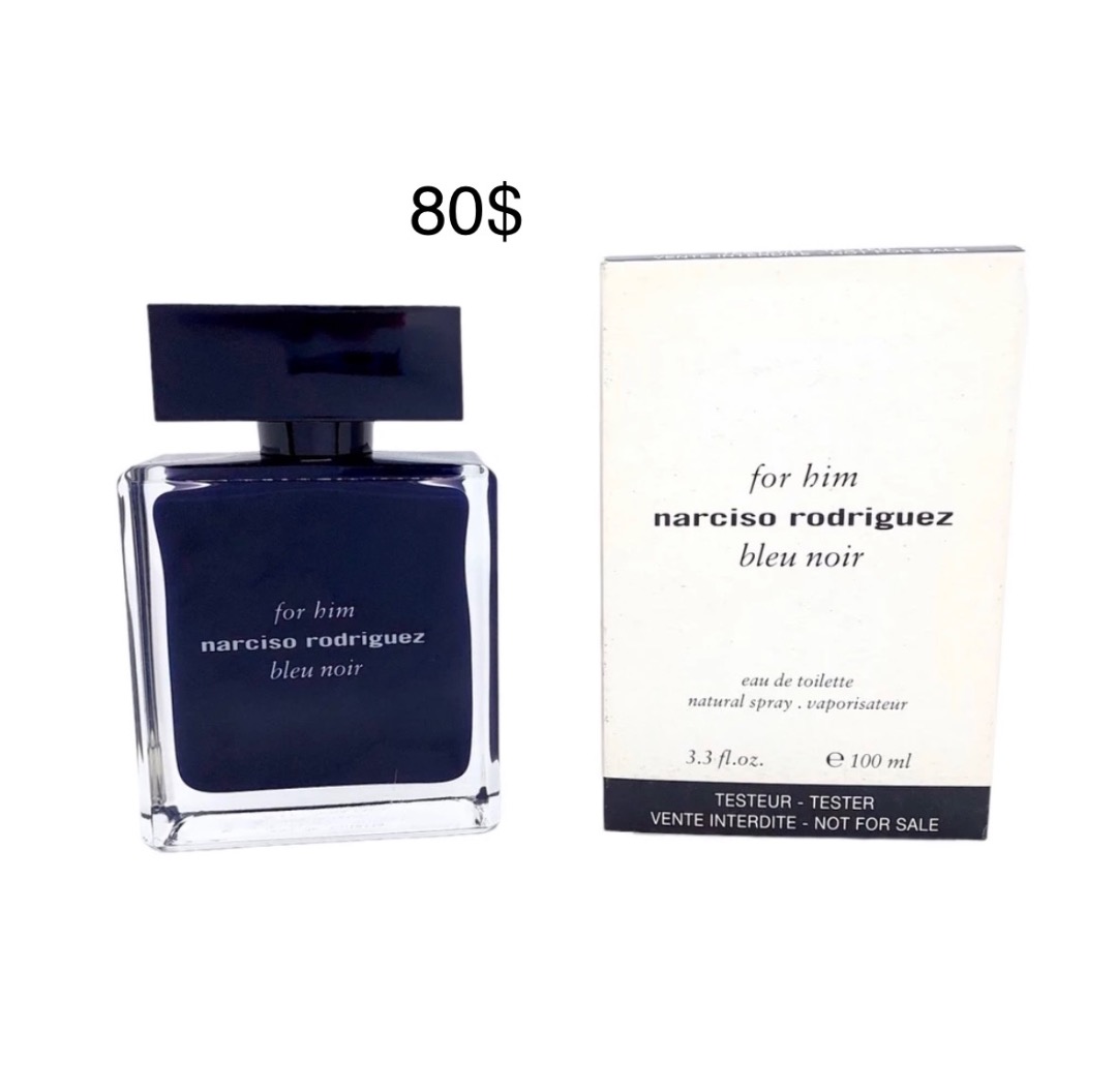 Narciso Rodriguez FOR HIM BLEU NOIR 100ml (tester), Beauty & Personal Care,  Fragrance & Deodorants on Carousell