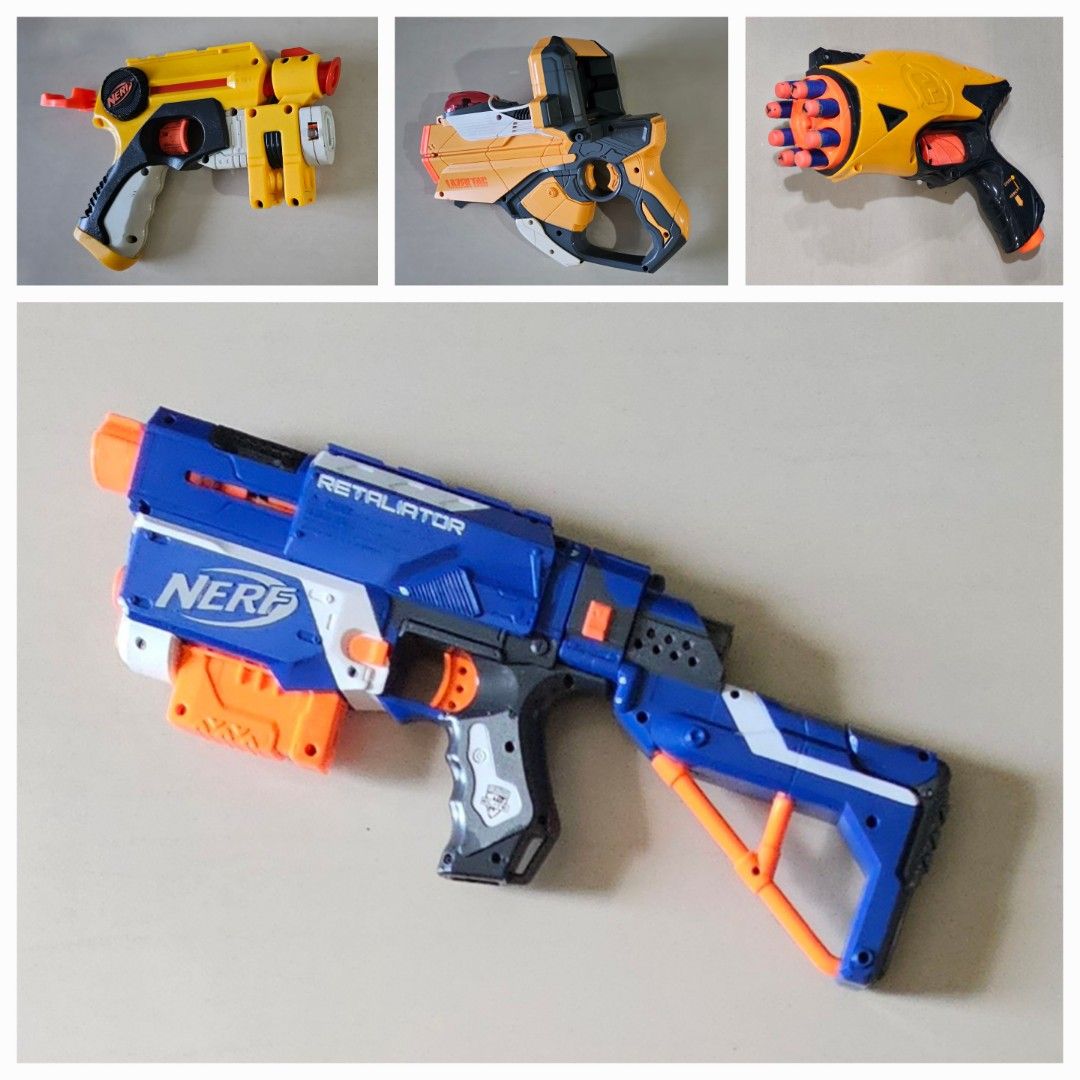 NerfGunsRetaliator,DartTag,LaserTag,Pistol