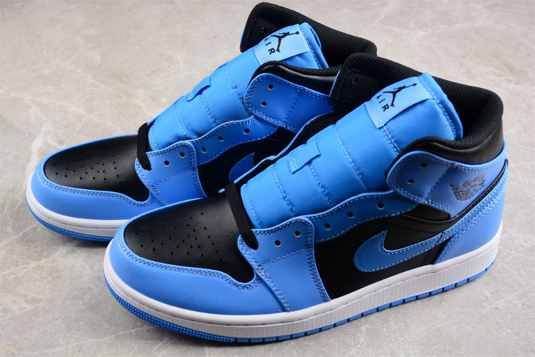 Nike air jordan discount blue and black