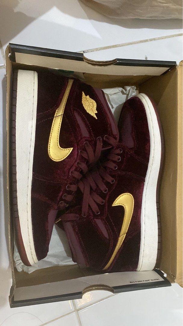 Nike Air Jordan Maroon Suede