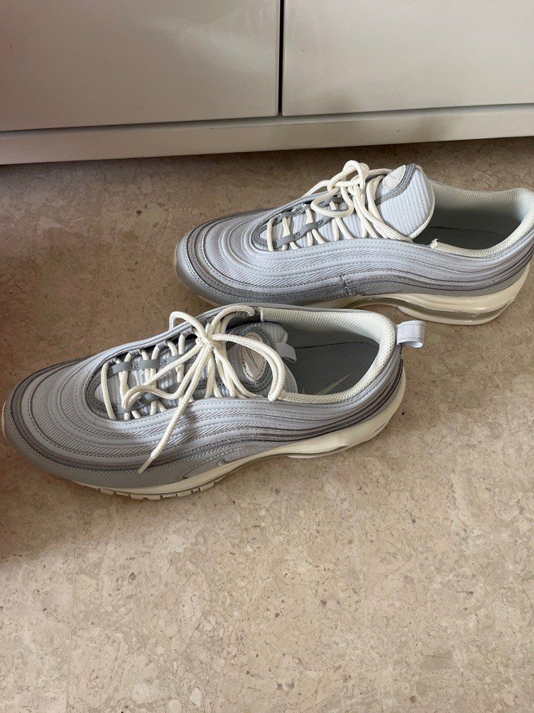 Nike Air Max 97 SE pure platinum wolf grey Men s Fashion Footwear Sneakers on Carousell