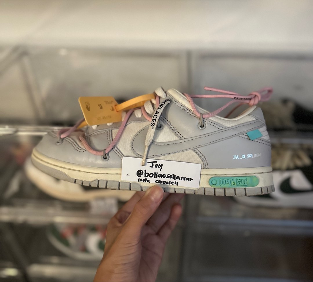 dunk low x off white lot