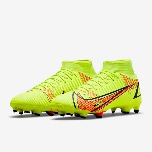 Nike Mercurial Superfly 8 Academy FG MG Volt Football Shoes