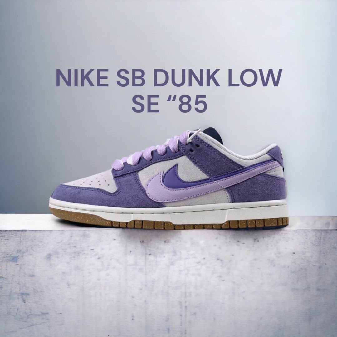👟Nike SB Dunk Low SE “85 Double Swoosh Lilac 雙勾深淺紫/丁香紫
