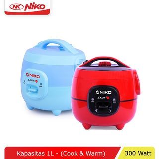 Niko Kawai mejicom mini 1 Liter penanak nasi 3 in 1 rici cooker kecil murah