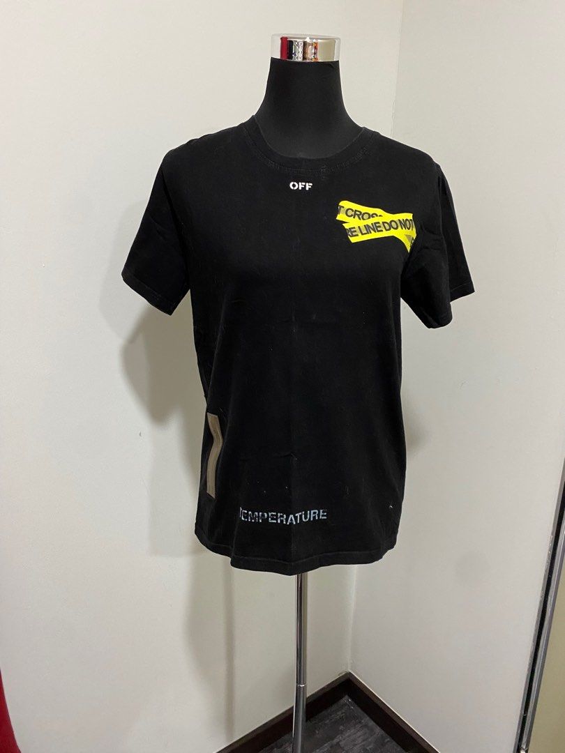 Off White Firetape T Shirt