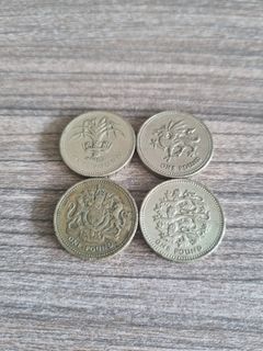 Old British GBP one pound ( price for 1)