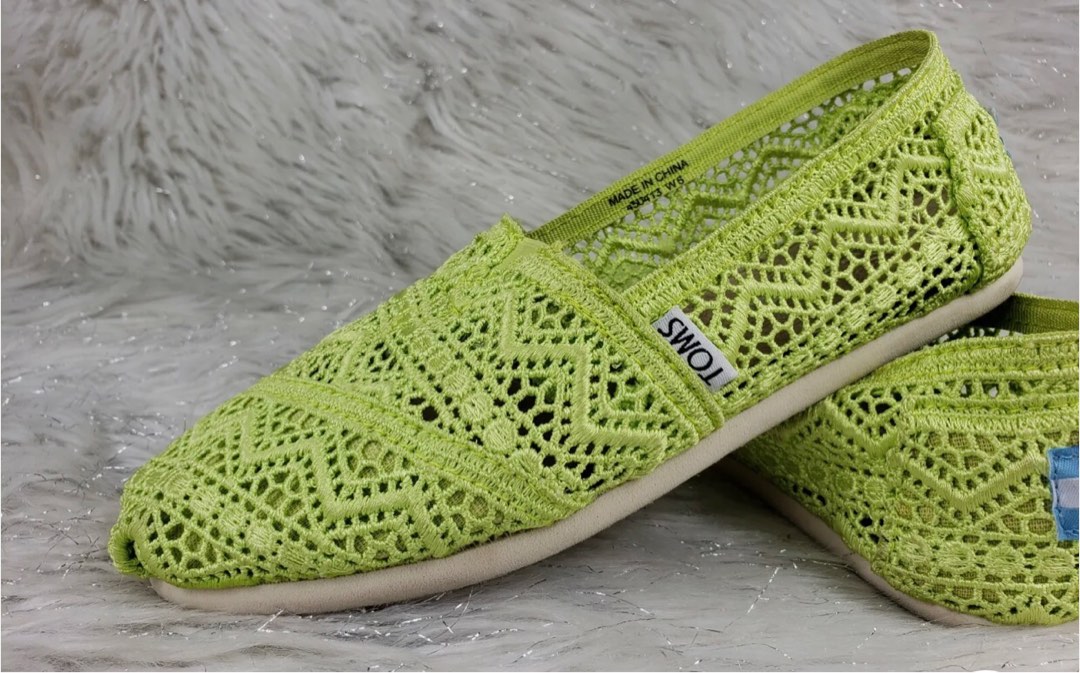 Lime discount green toms