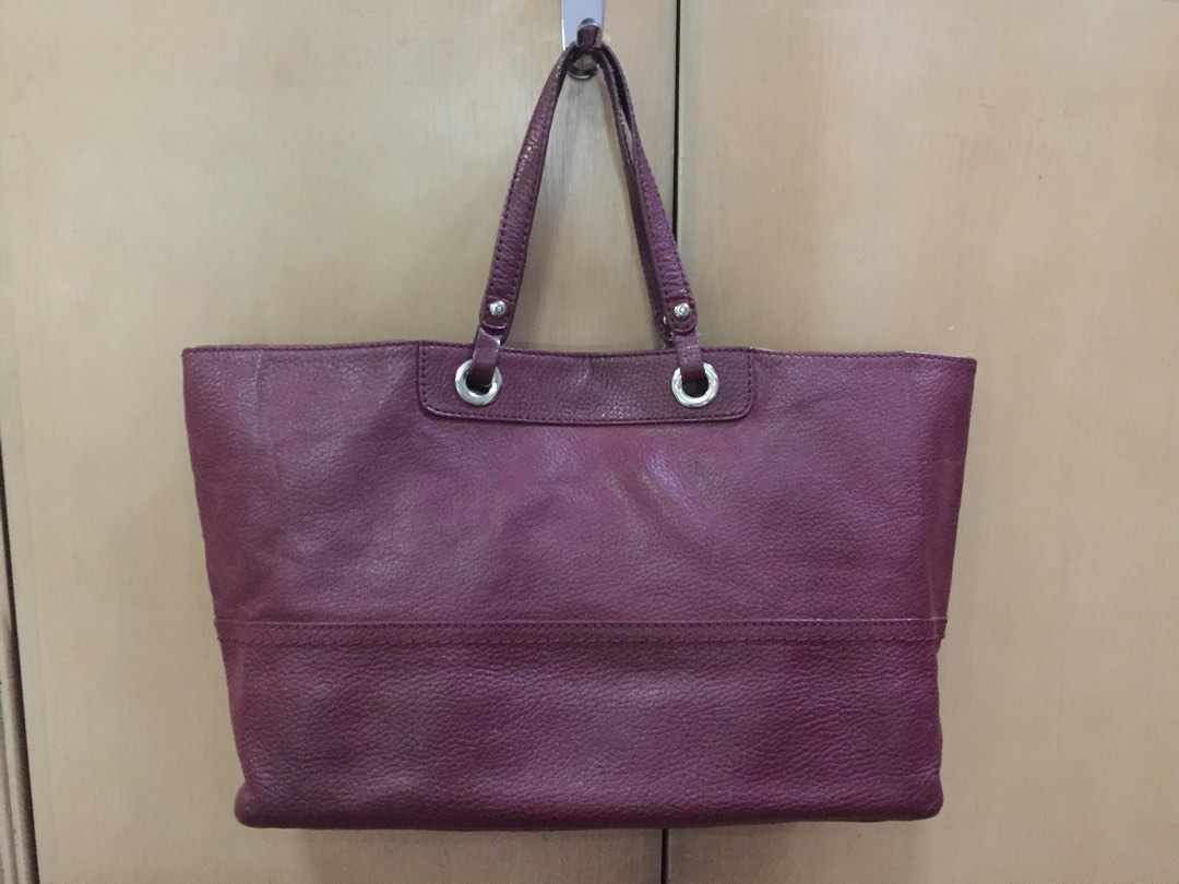 OROTON Leather Tote Bag, Luxury, Bags & Wallets on Carousell