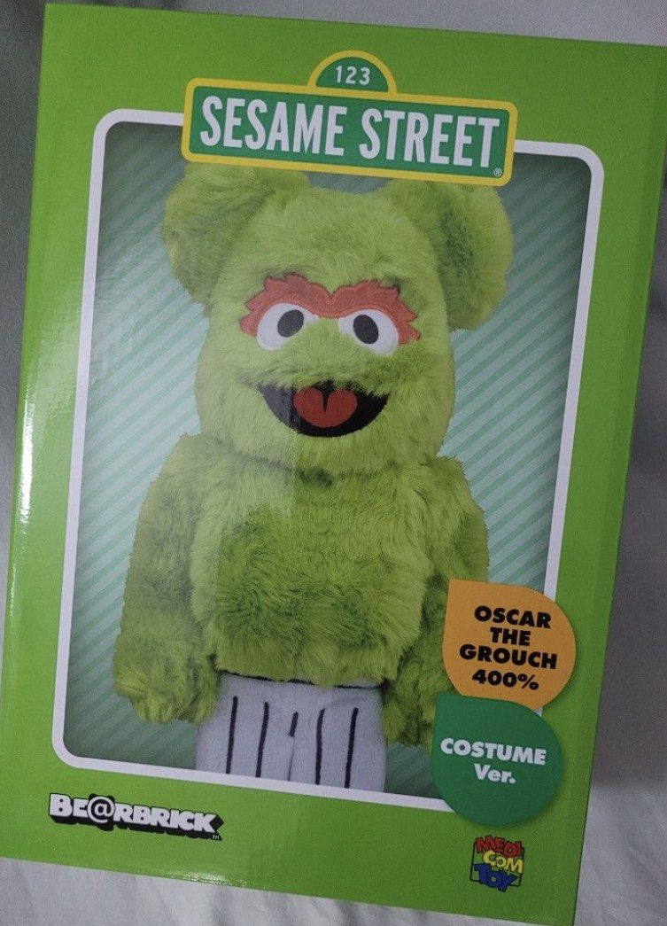BE@RBRICK 400% 100% OSCAR THE GROUCH セサミ - キャラクターグッズ