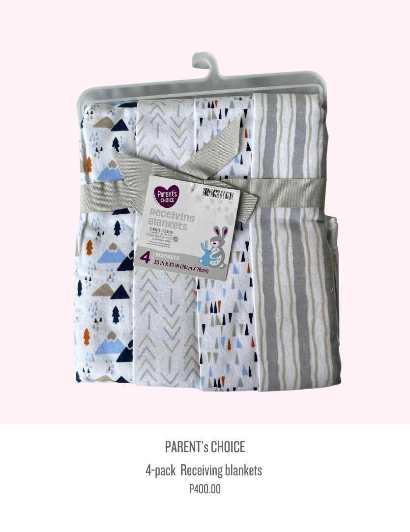Parents choice deals receiving blankets