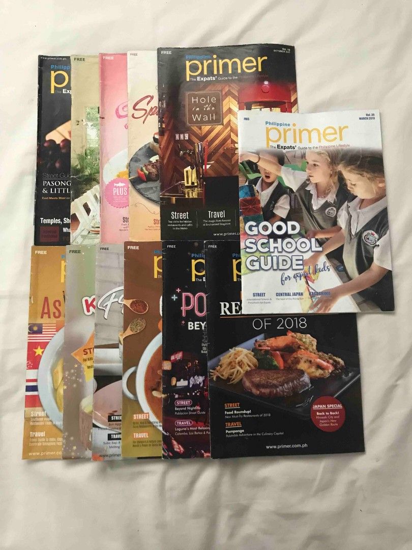 PHIL. PRIMER magazines bundle, 12 pcs, Hobbies & Toys, Books